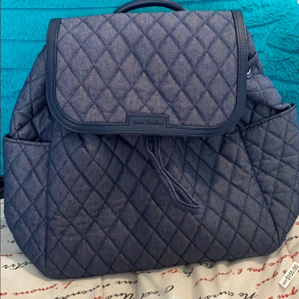 Vera Bradley Moonlight Navy Fashion Backpack